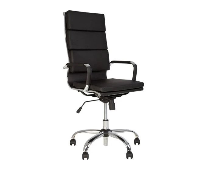 Крісло офісне NOWY STYL SLIM HB FX Tilt CHR68 P ЕСО 30 (чорний)